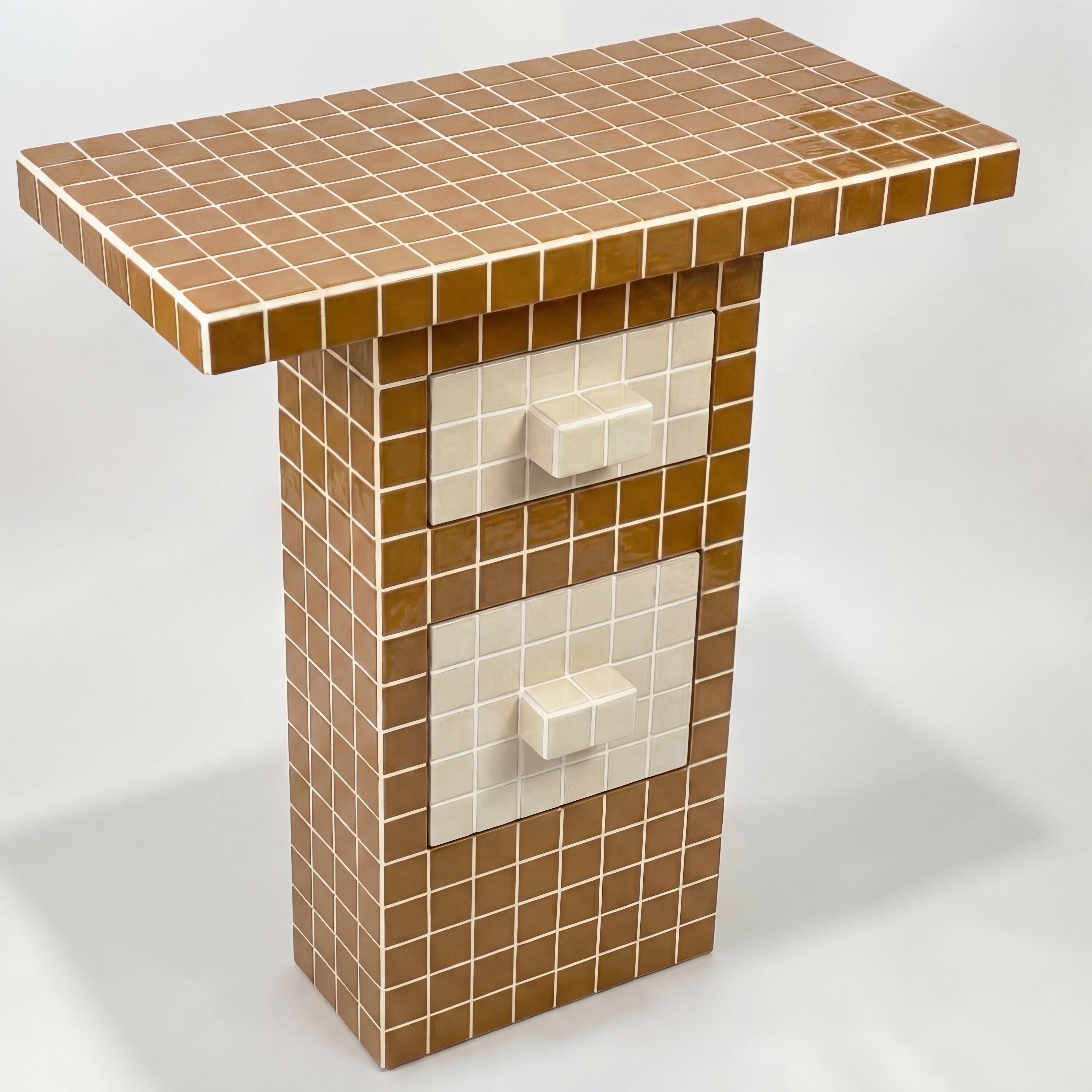 Console Dresser with Shelves
