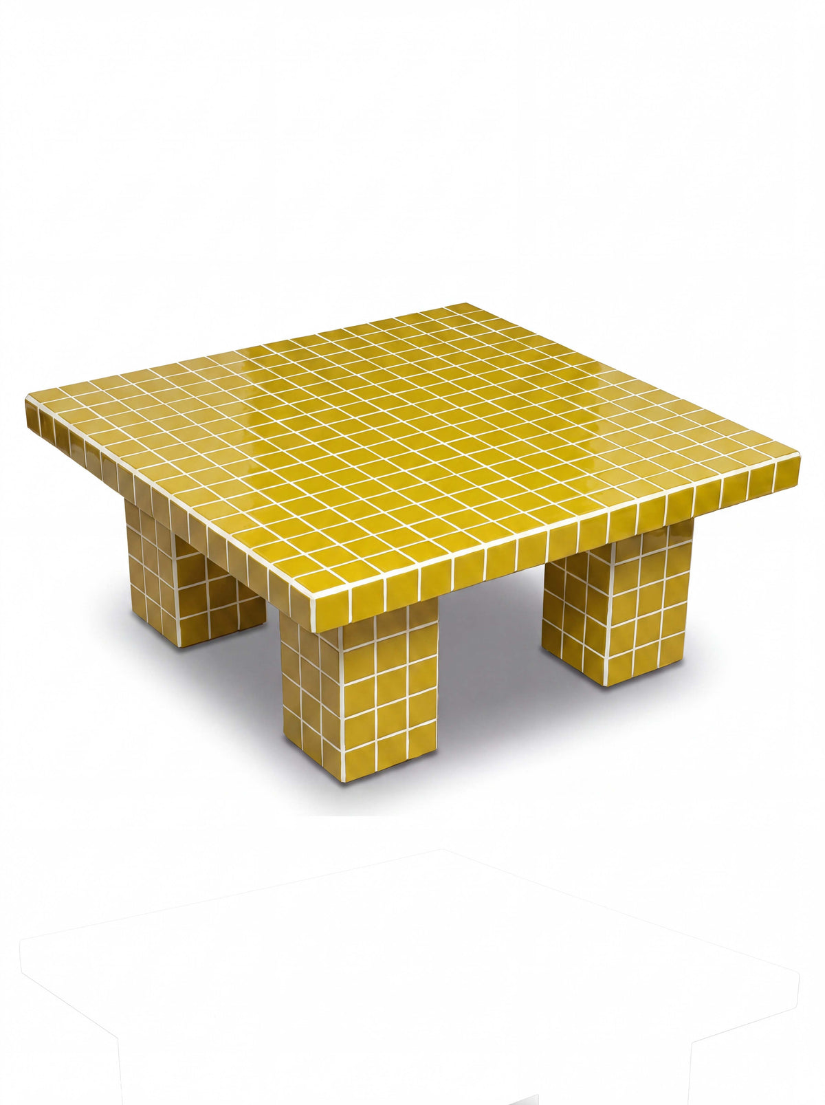 Bloc 4 Ayaklı Dikdörtgen Orta Sehpa Grid Design
