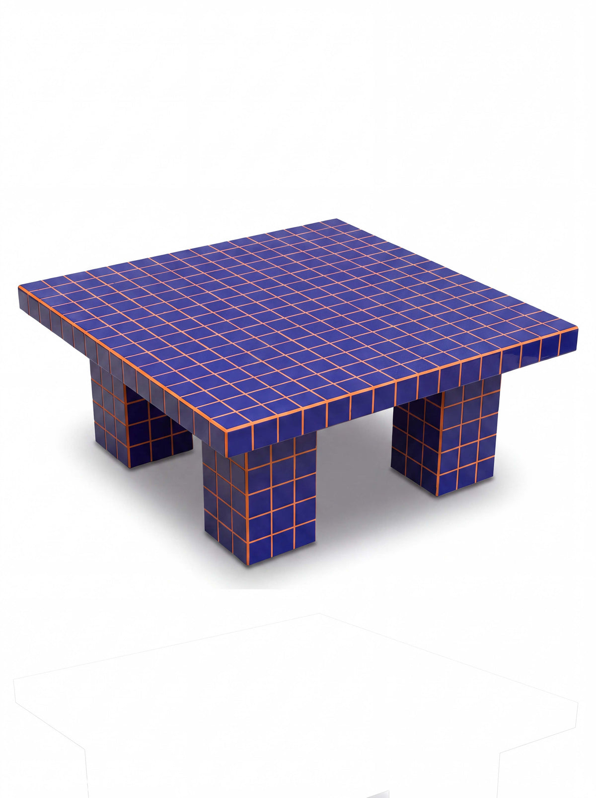 Bloc 4 Ayaklı Dikdörtgen Orta Sehpa Grid Design