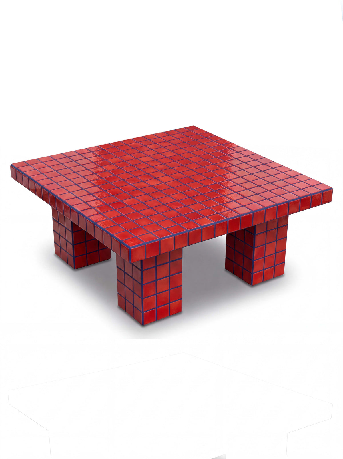 Bloc 4 Ayaklı Dikdörtgen Orta Sehpa Grid Design
