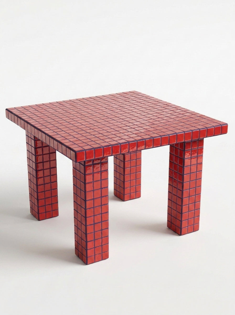 Bloc 4 Ayaklı Kare Masa Grid Design