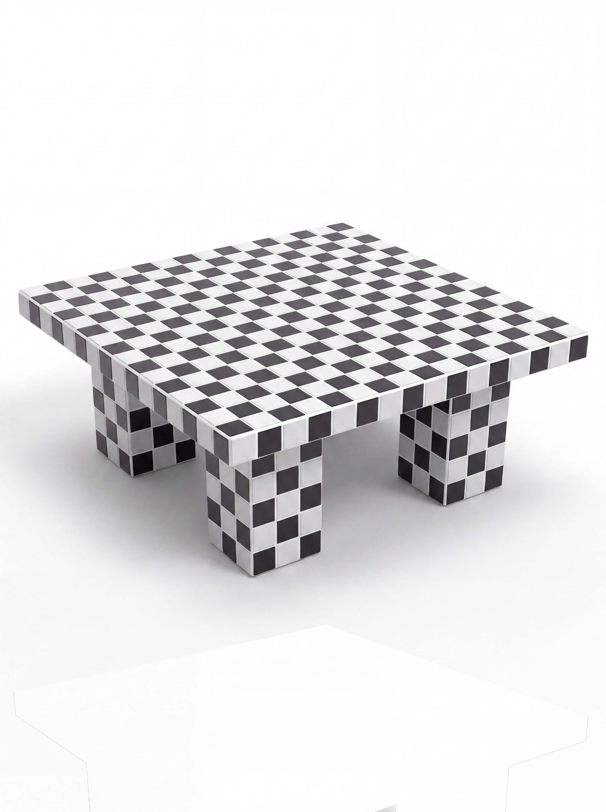Bloc 4 Ayaklı Dikdörtgen Orta Sehpa Grid Design