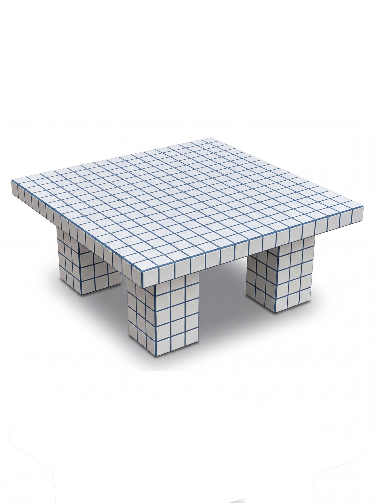 Bloc 4 Ayaklı Dikdörtgen Orta Sehpa Grid Design