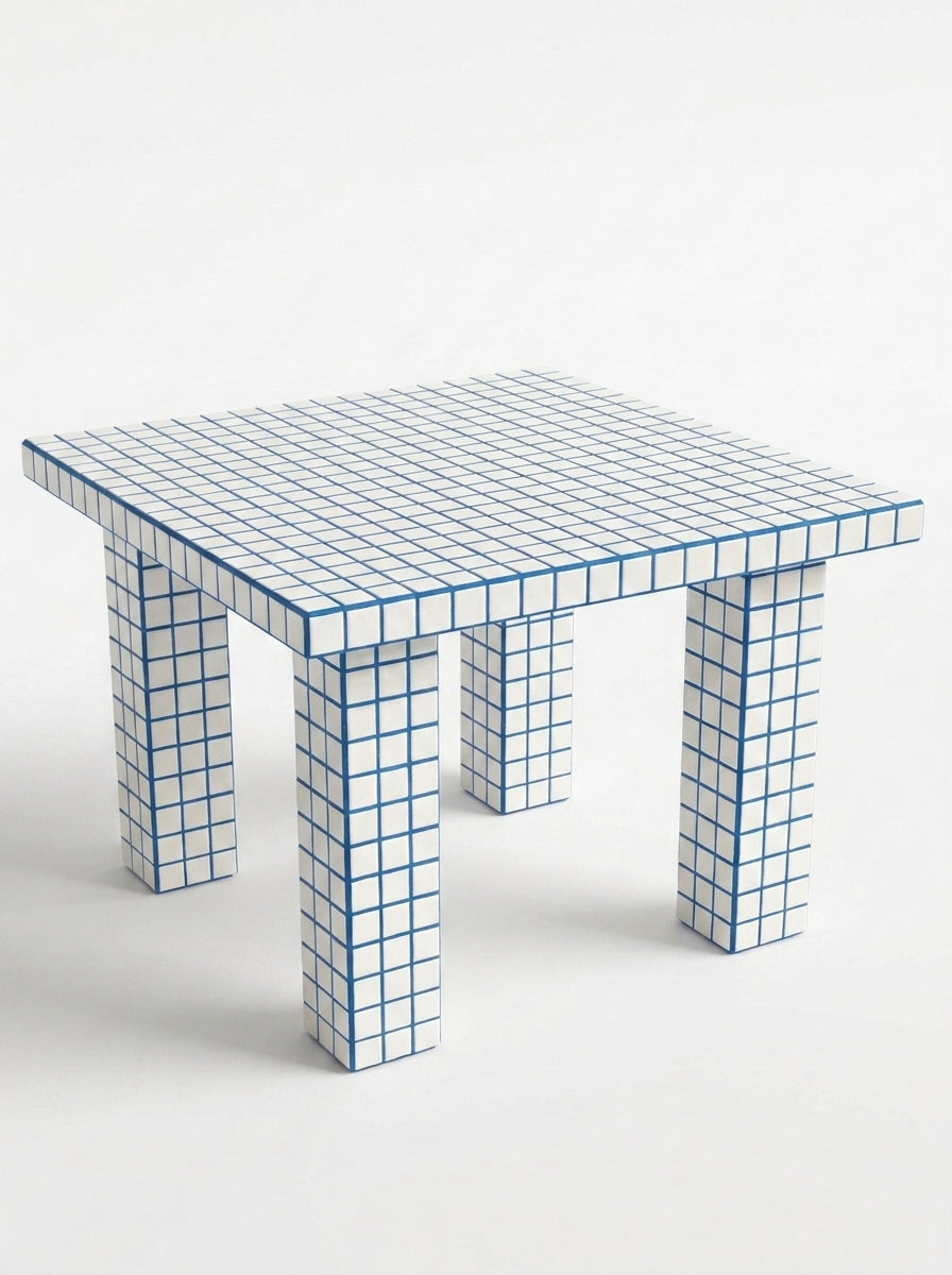 Bloc 4 Ayaklı Kare Masa Grid Design