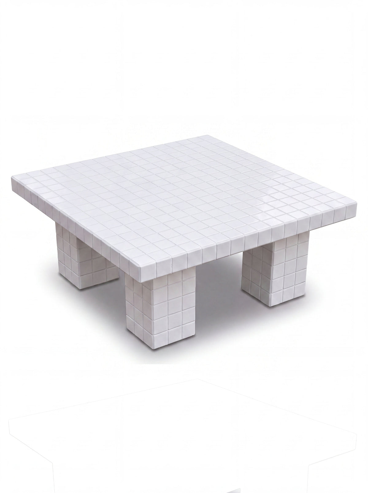 Bloc 4 Ayaklı Dikdörtgen Orta Sehpa Grid Design