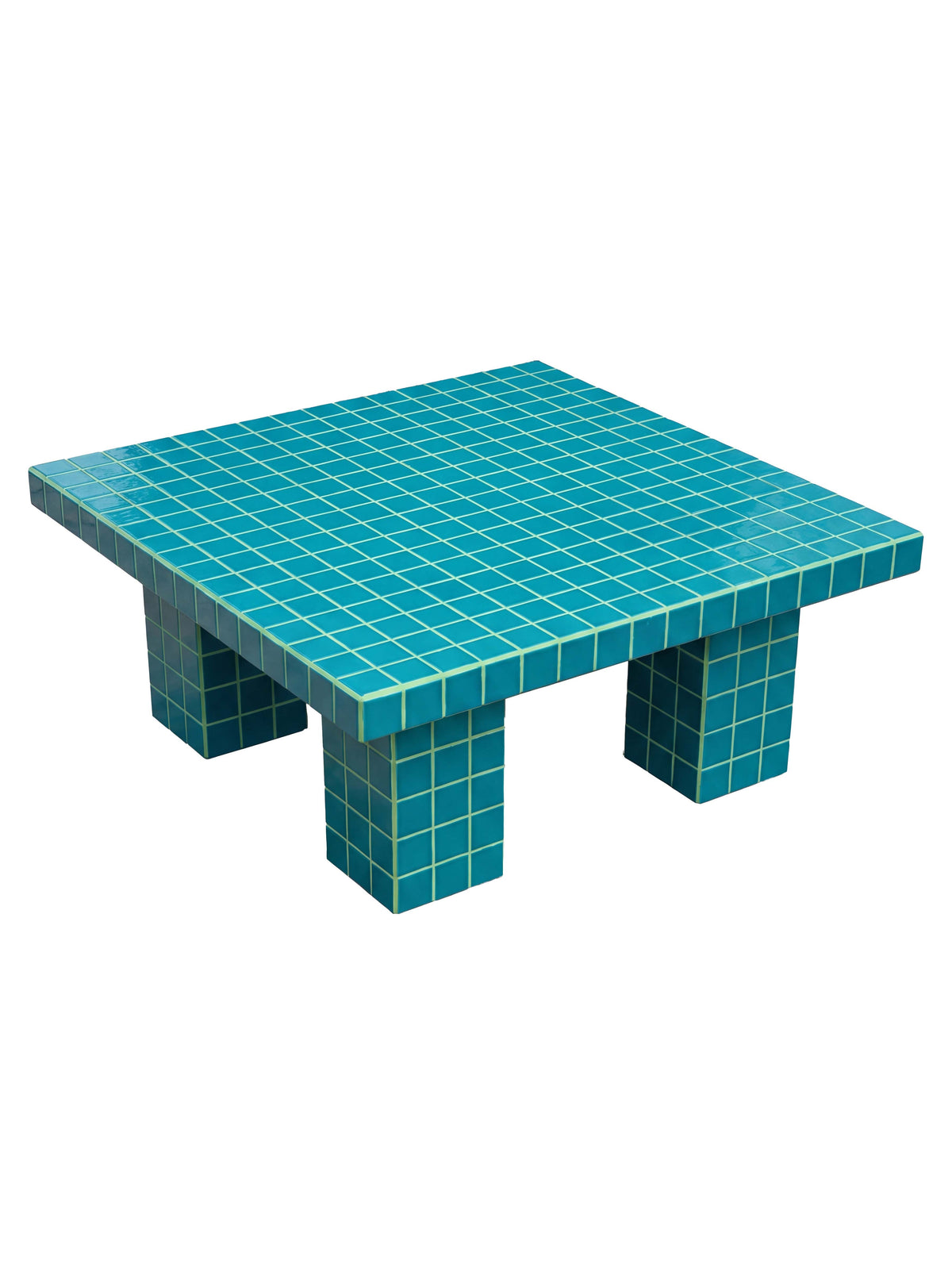 Bloc 4 Ayaklı Dikdörtgen Orta Sehpa Grid Design
