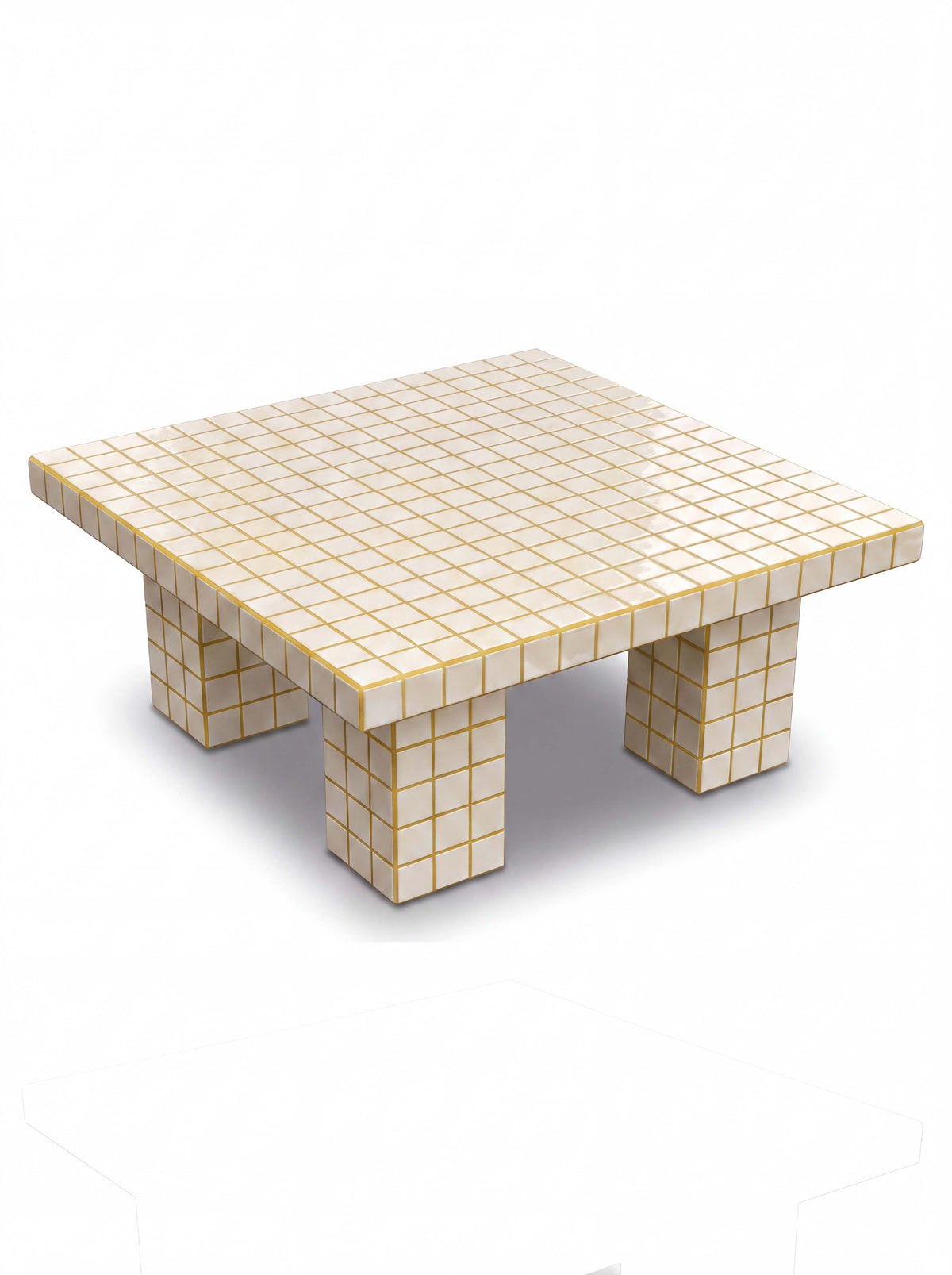 Bloc 4 Ayaklı Dikdörtgen Orta Sehpa Grid Design