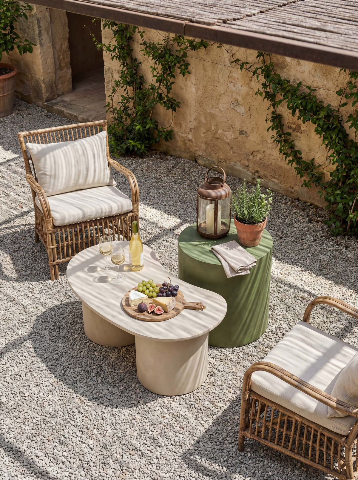 Bean & Barrel 2'li Orta Sehpa Grid Design Shop
