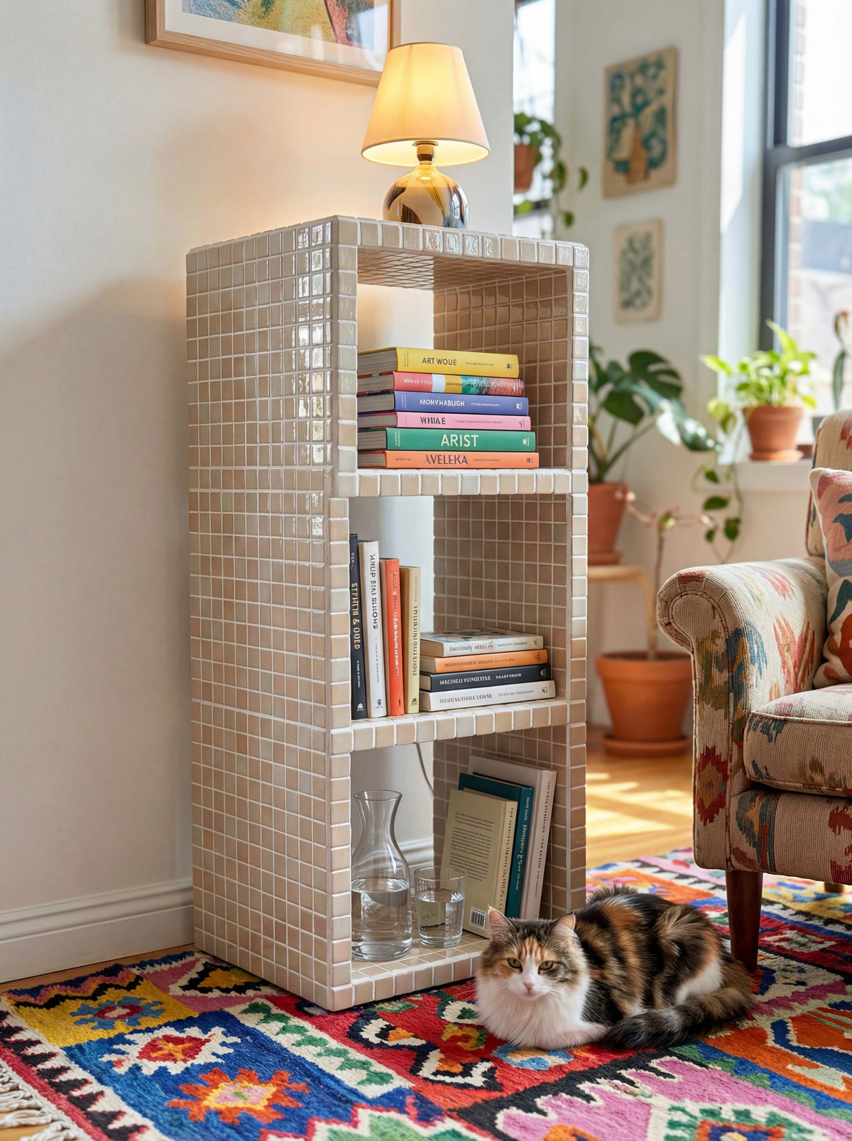 Buky 3 Raflı Kitaplık Grid Design