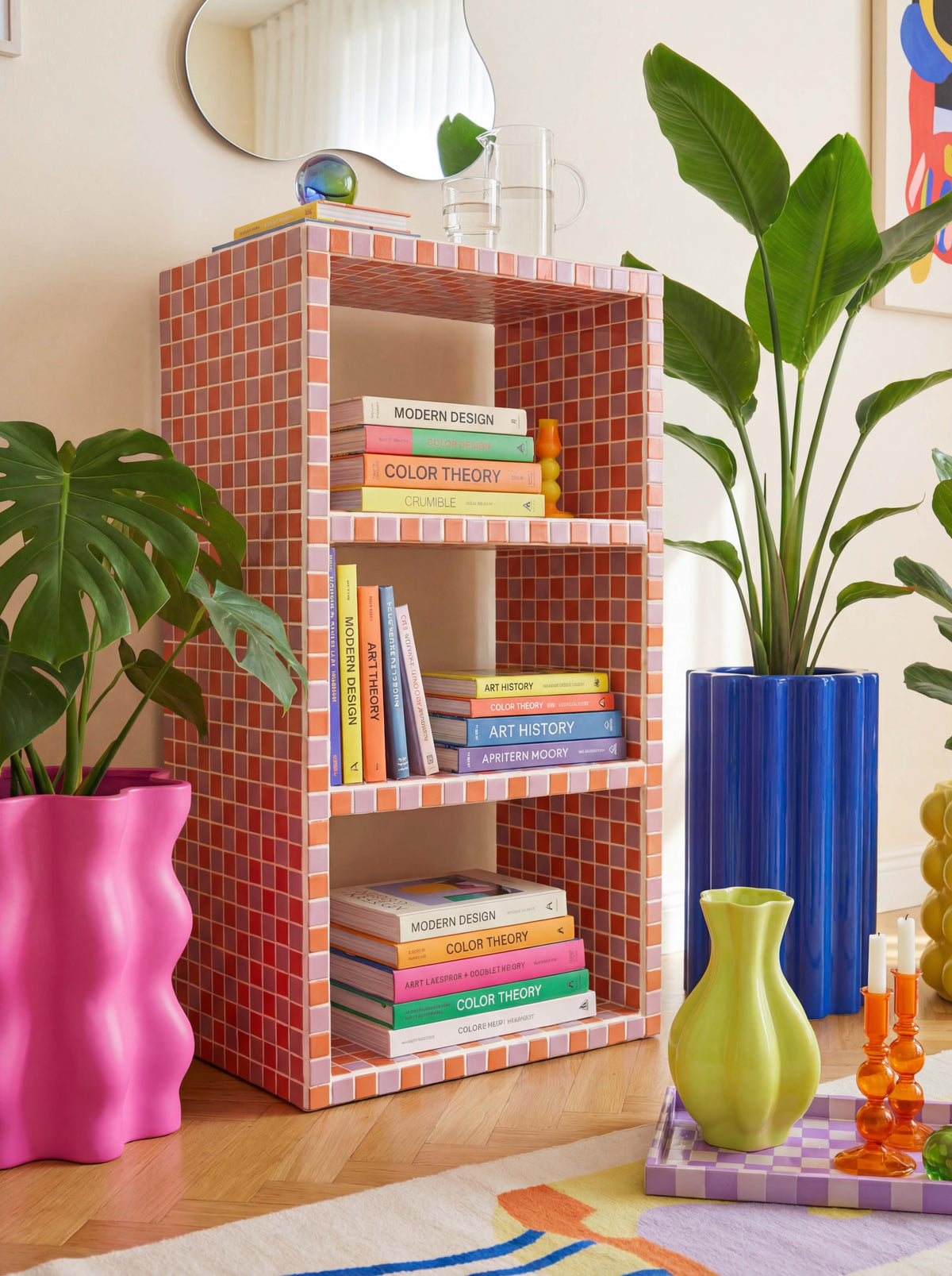 Buky 3 Raflı Kitaplık Grid Design