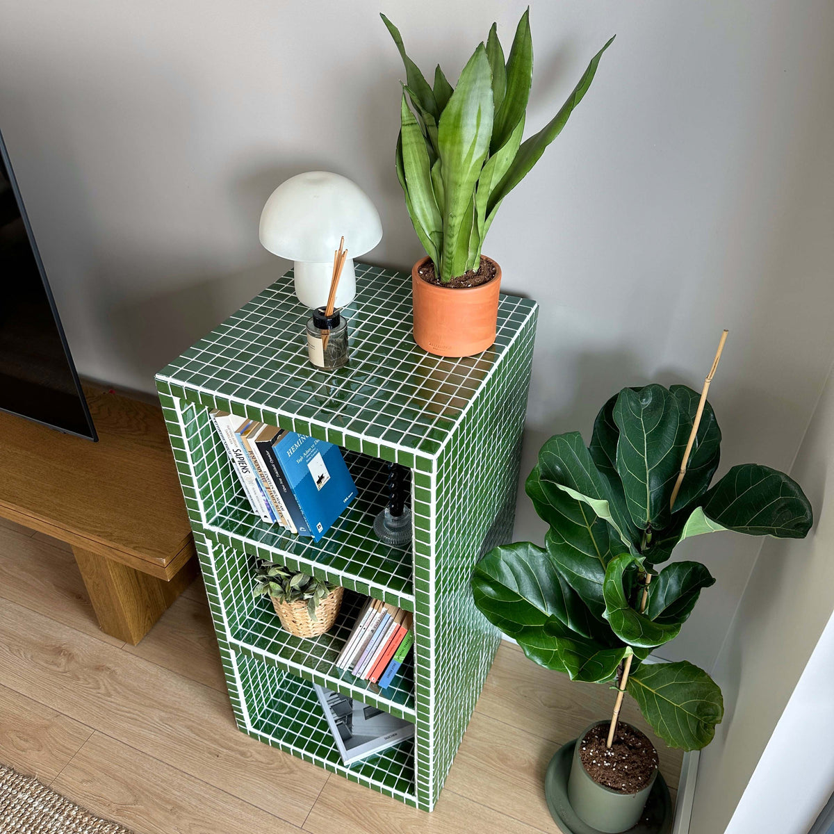 Buky 3 Raflı Kitaplık Grid Design