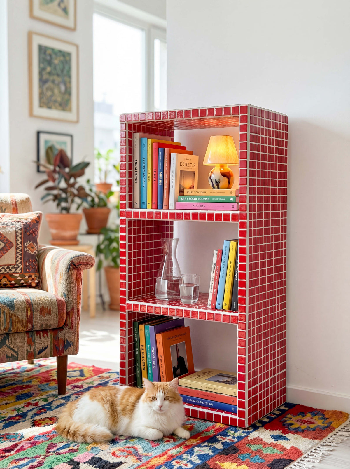 Buky 3 Raflı Kitaplık Grid Design