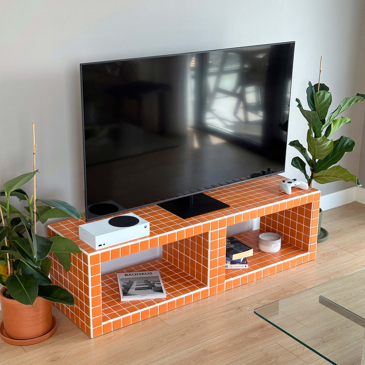 Fun Çift Bölmeli Tv Ünitesi Grid Design Shop