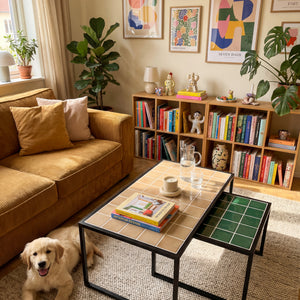 Kil Beji-Yeşil Siyah Metal