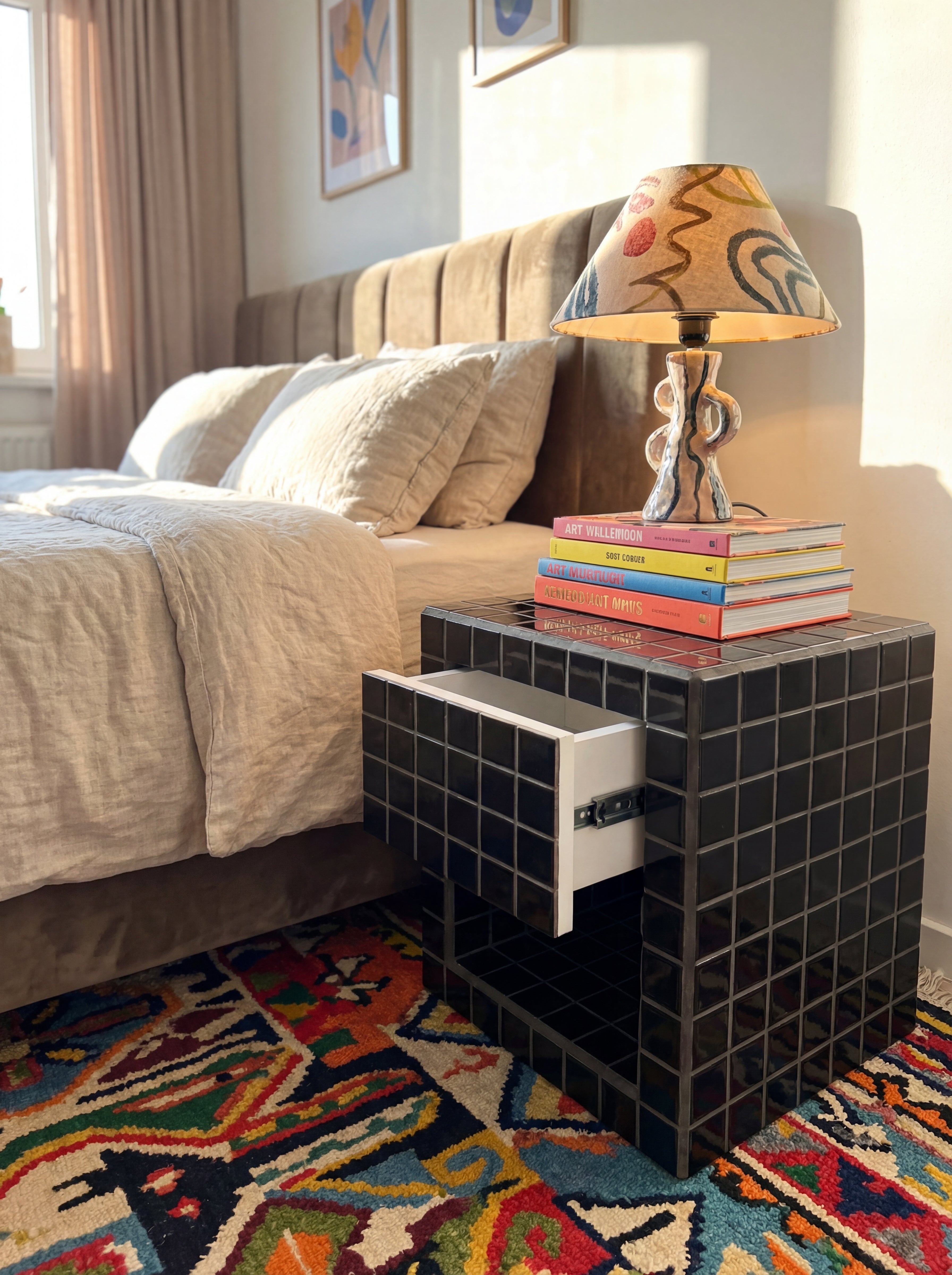 Nitestand Tek Çekmeceli Komodin