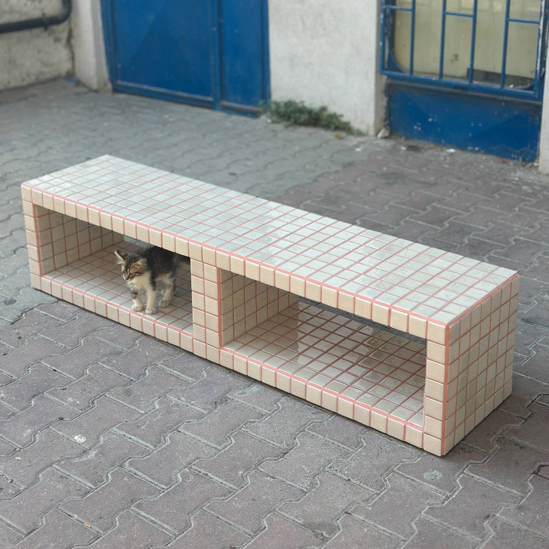 Fun Çift Bölmeli Tv Ünitesi Grid Design Shop