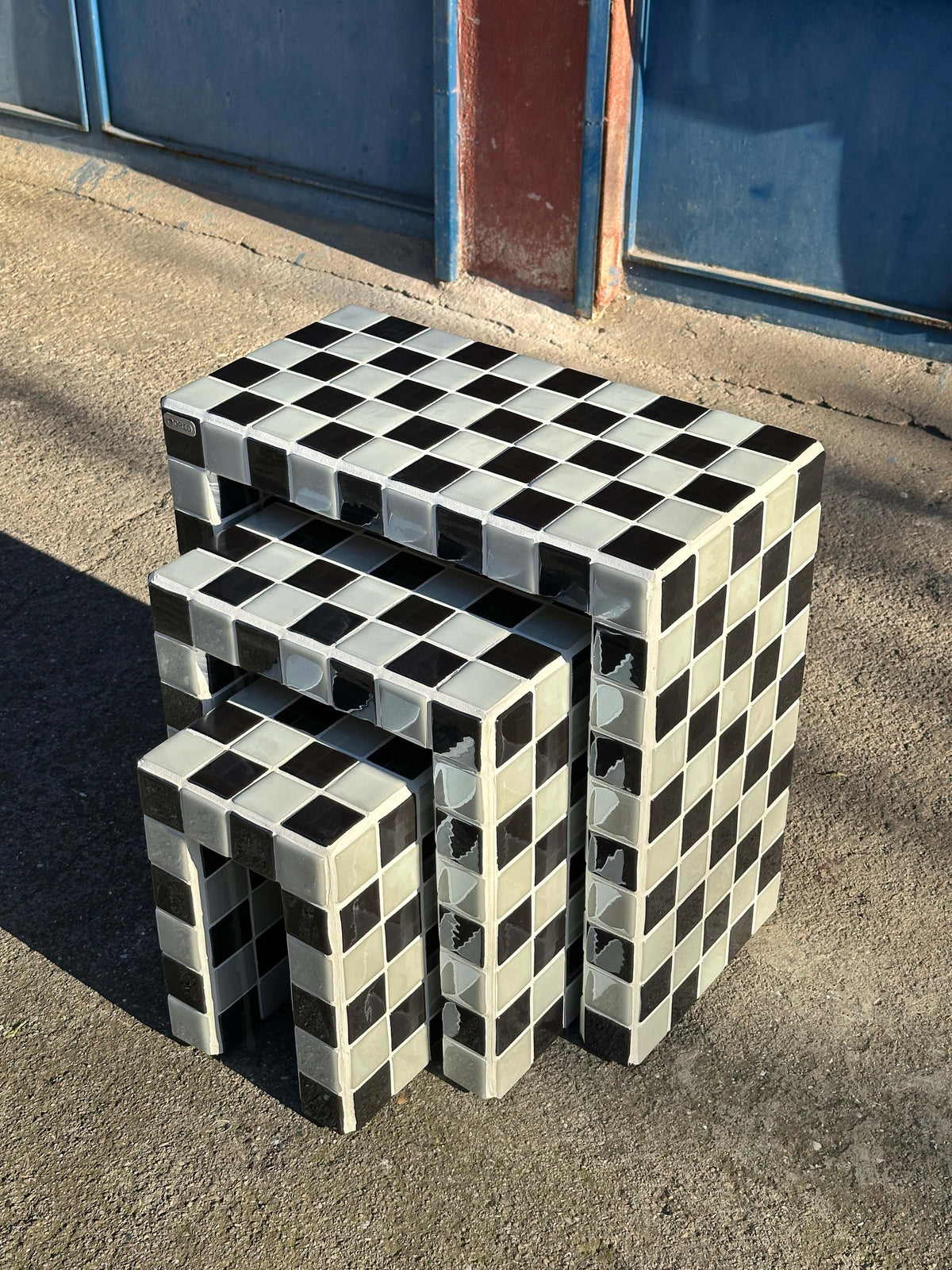 Trio Zigon Sehpa Grid Design