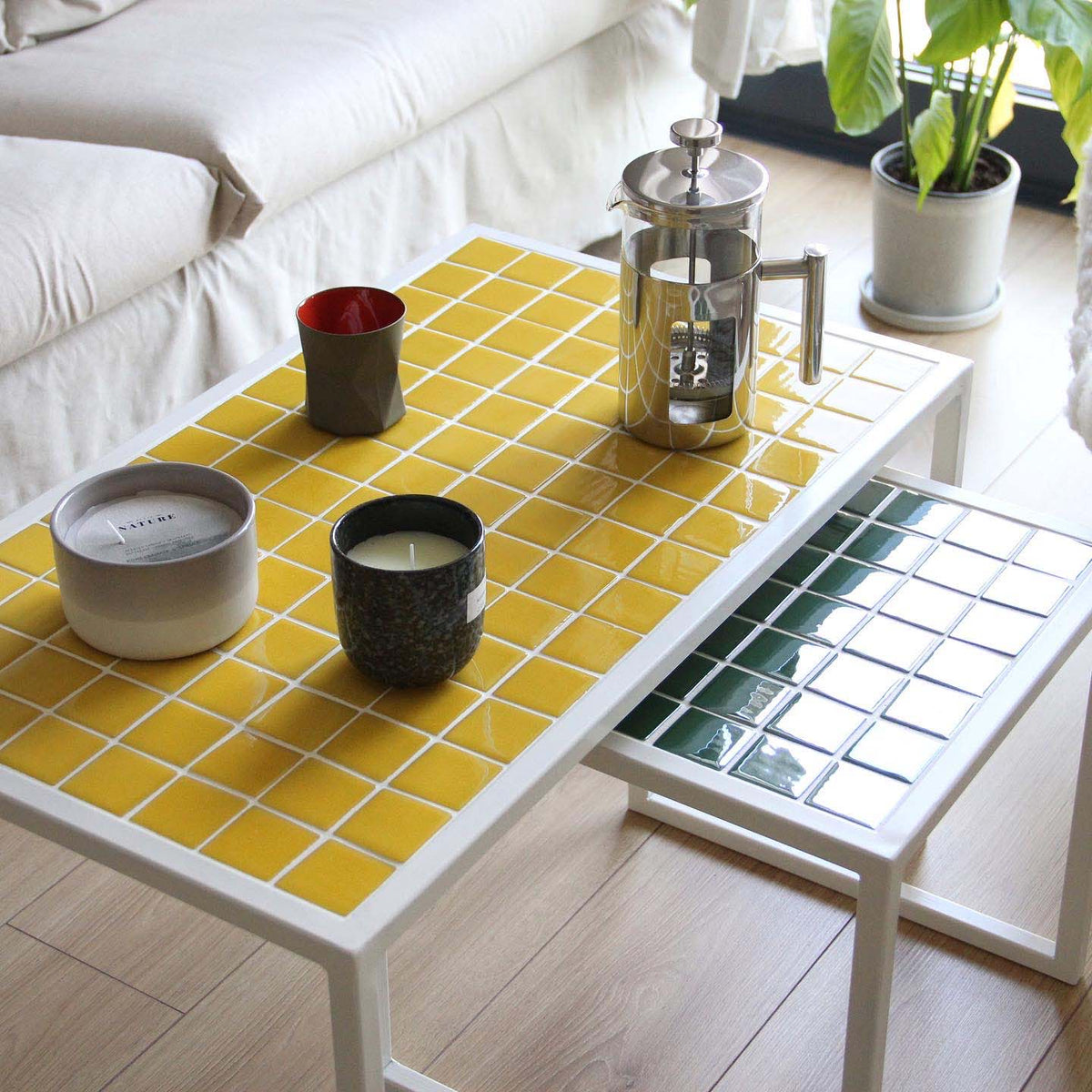 Mid-Twin 2'li Orta Sehpa Grid Design Shop