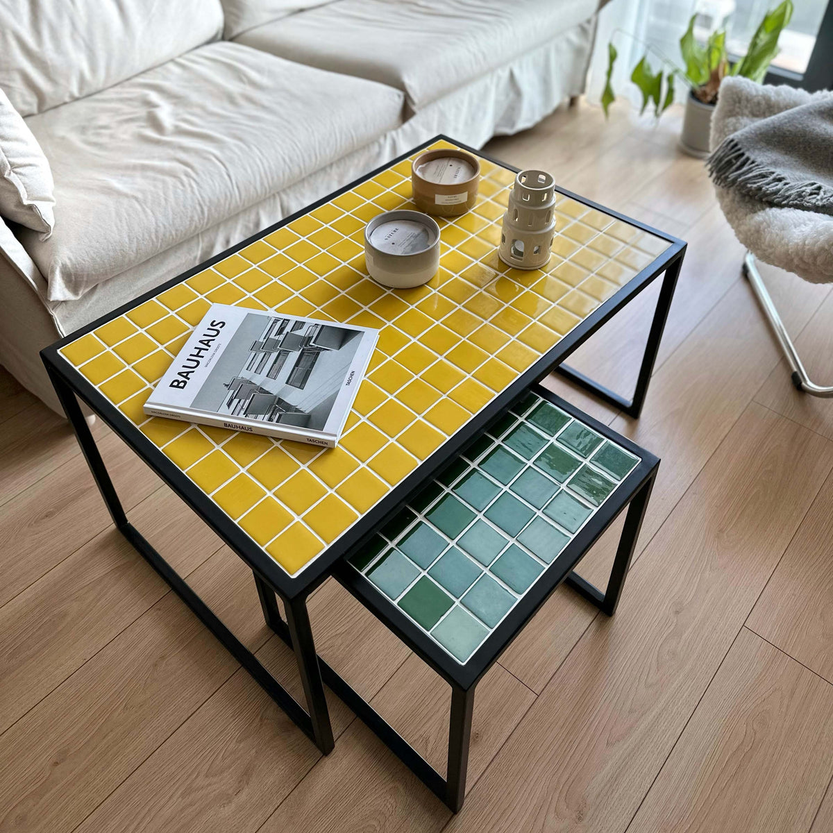 Mid-Twin 2'li Orta Sehpa Grid Design Shop