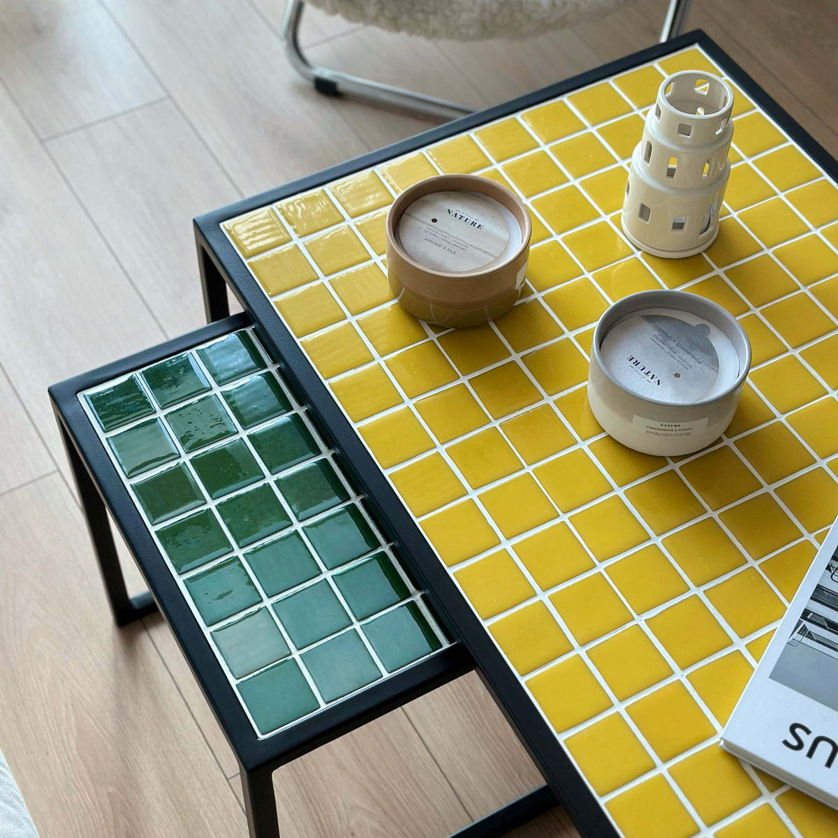 Mid-Twin 2'li Orta Sehpa Grid Design Shop