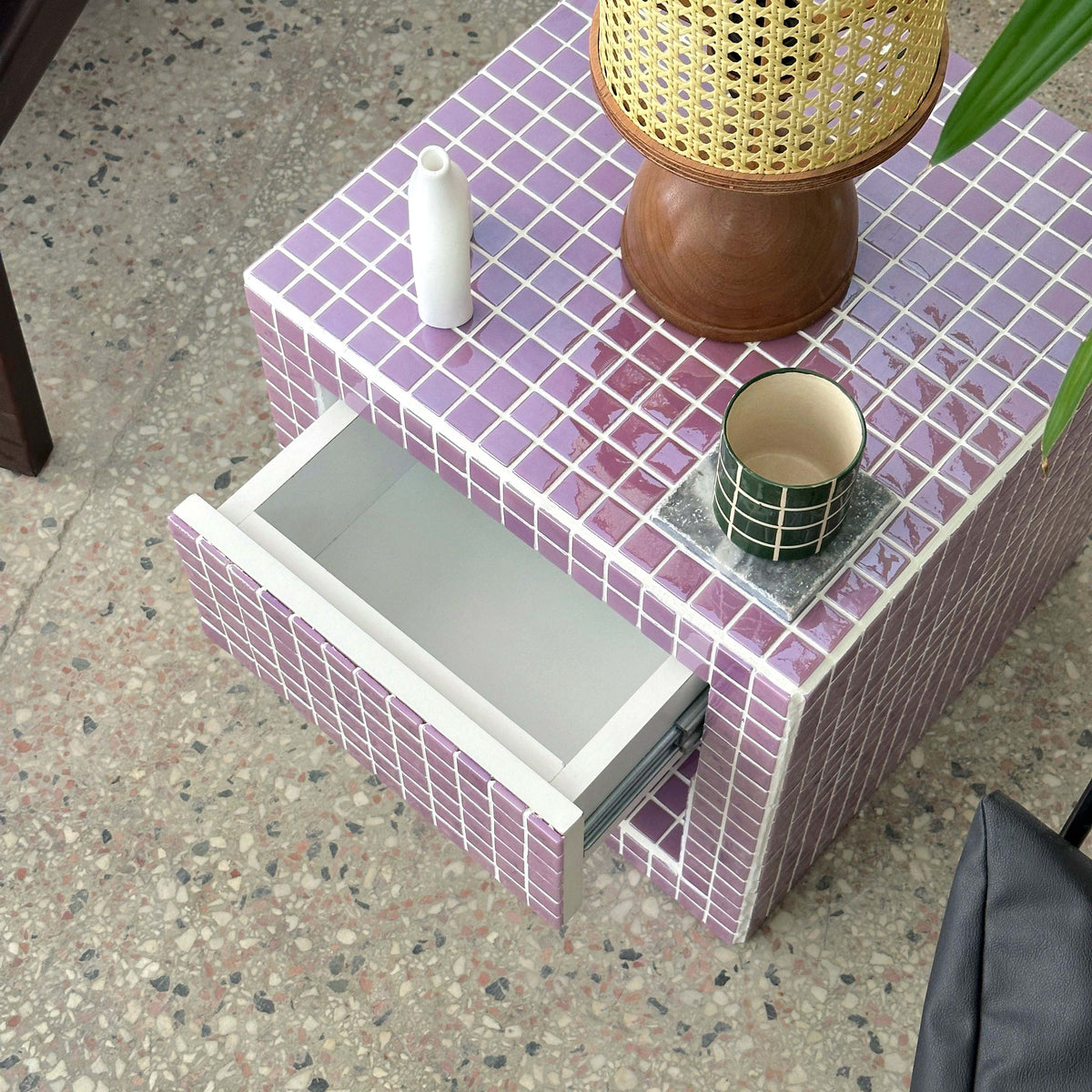 Nitestand Tek Çekmeceli Komodin Grid Design
