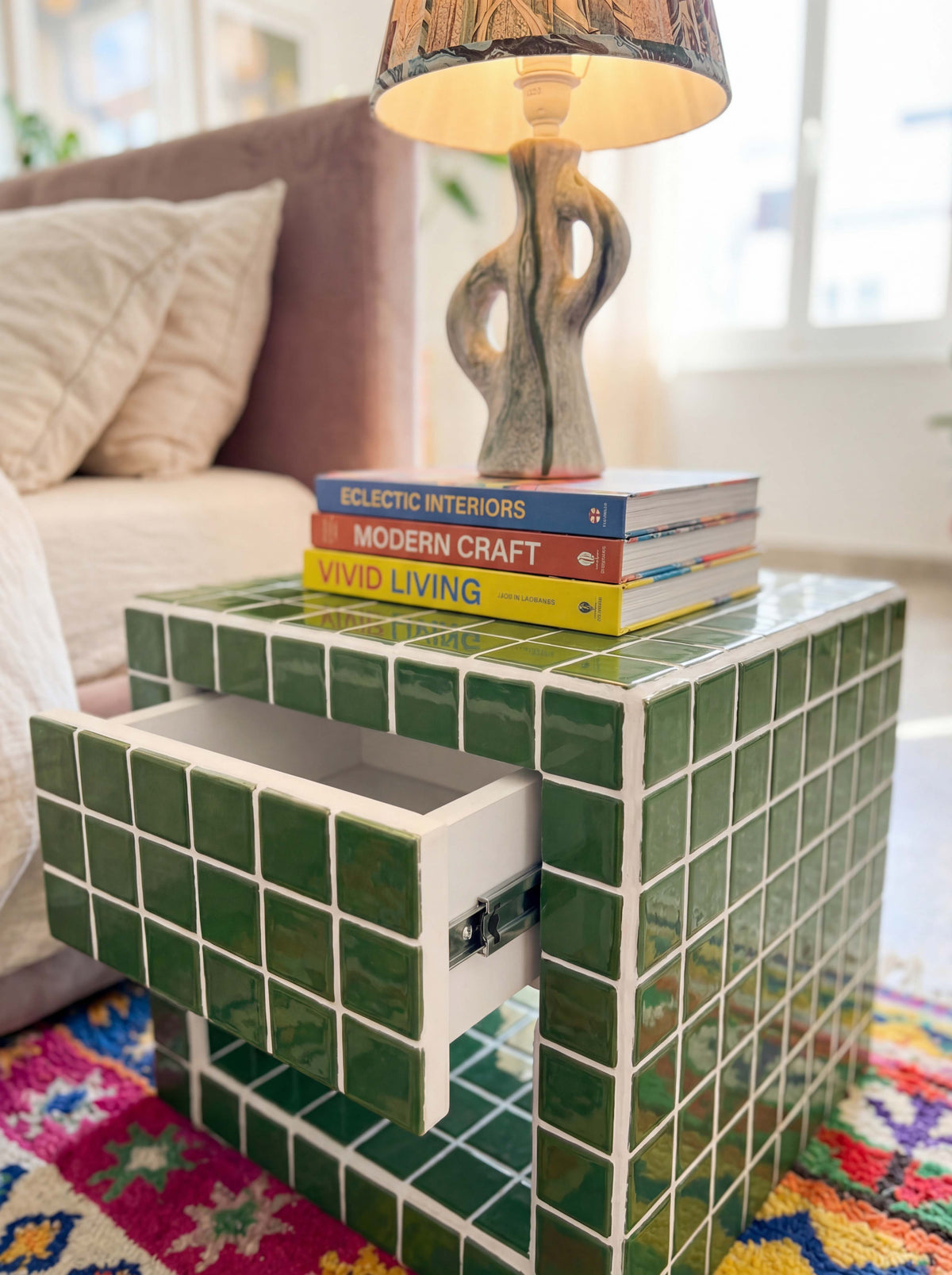 Nitestand Tek Çekmeceli Komodin Grid Design