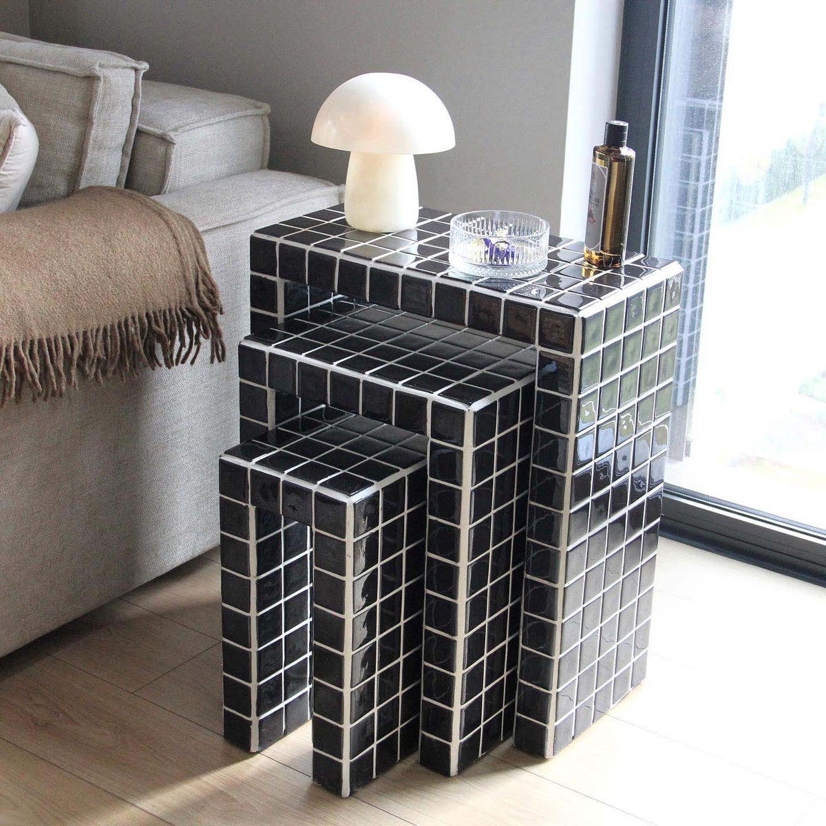 Trio Zigon Sehpa Grid Design