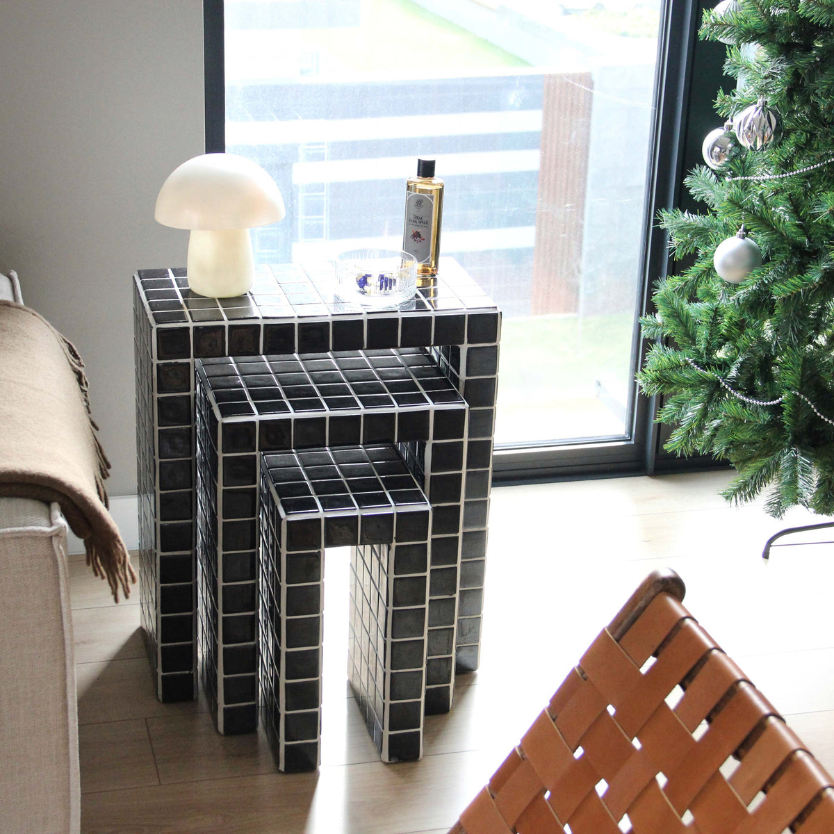 Trio Zigon Sehpa Grid Design